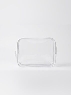 Unbranded Clear Zipper Makeup Bags - Unisex One Size (Set of 3)